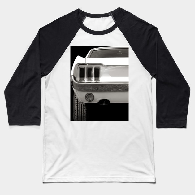 Classic Car Mustang Baseball T-Shirt by Beate Gube